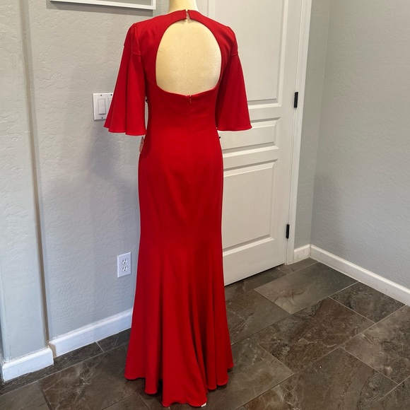 Neiman Marcus formal dress party prom gown red size 6 or small new with tag - Picture 3 of 7